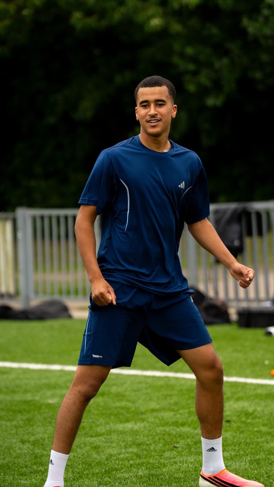 Player portrait in training kit